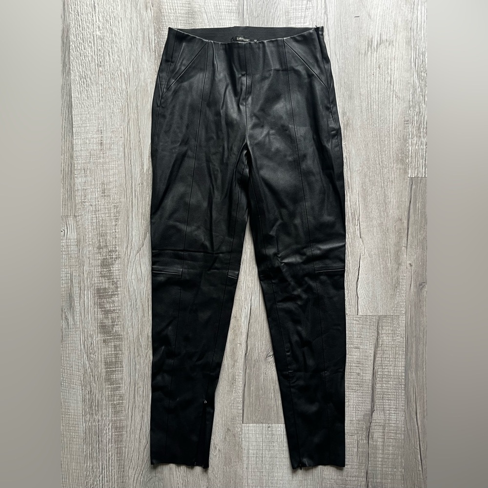 💕ZARA FAUX LEATHER PANT💕